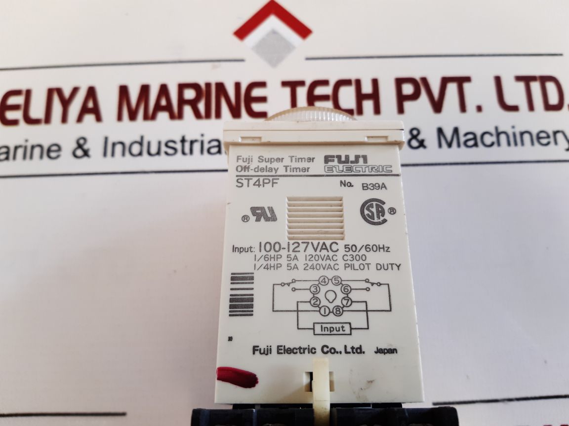 Fuji Electric St4Pf Off-delay Timer 0 To 5 Sec