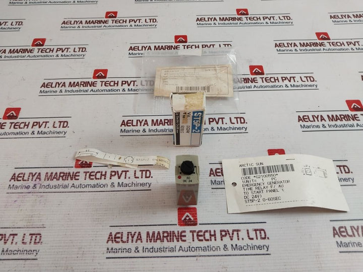 Fuji Electric St5P-2 Emergency Generator Time Relay F/Auto Start Panel