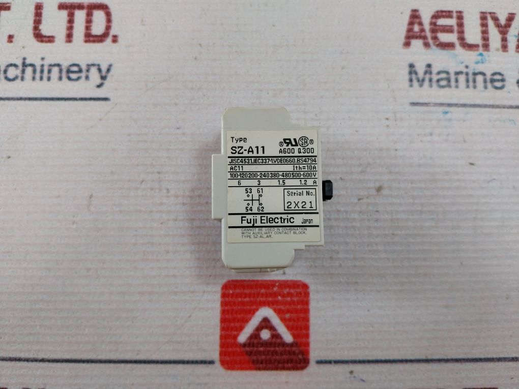 Fuji Electric Sz-a11 Auxiliary Contact Block