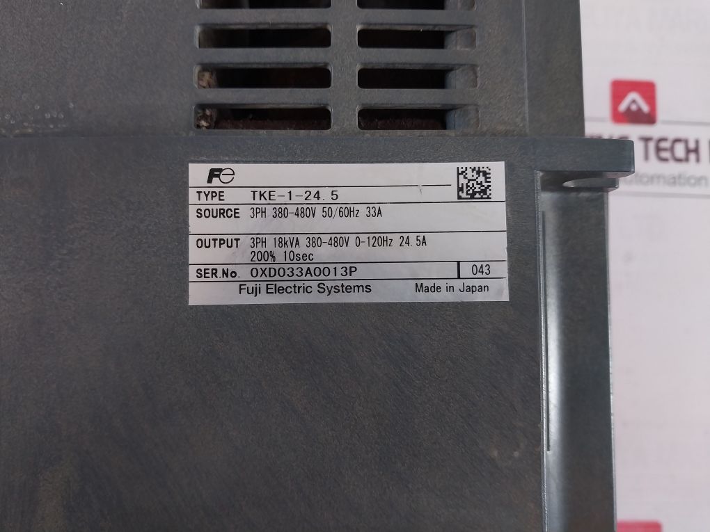 Fuji Electric Tke-1-24.5 Elevator Inverter Drive