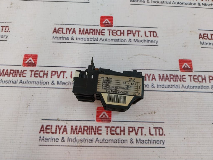 Fuji Electric Tr-0N Thermal Overload Relay 2.8-4.2 A 600Vac
