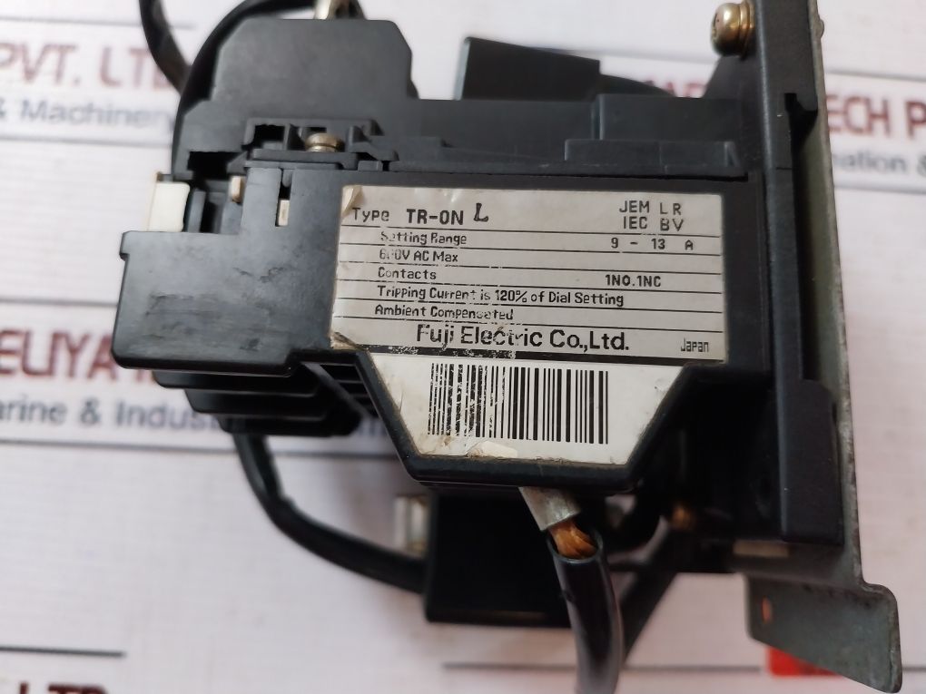 Fuji Electric Tr-0Nl Thermal Overload Relay 