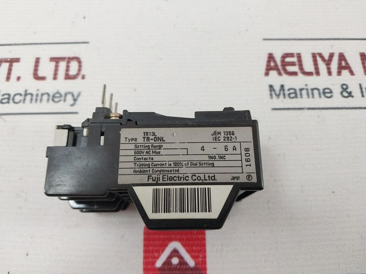 Fuji Electric Tr-0Nl Thermal Overload Relay 600V Ac