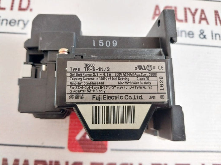 Fuji Electric Tr-5-1N/3 Over Current Relay