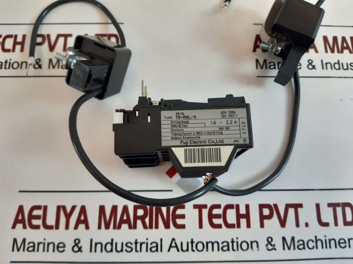 Fuji Electric Tr13L Thermal Overload Relay Tr-0NlA 1.4-2.2 A