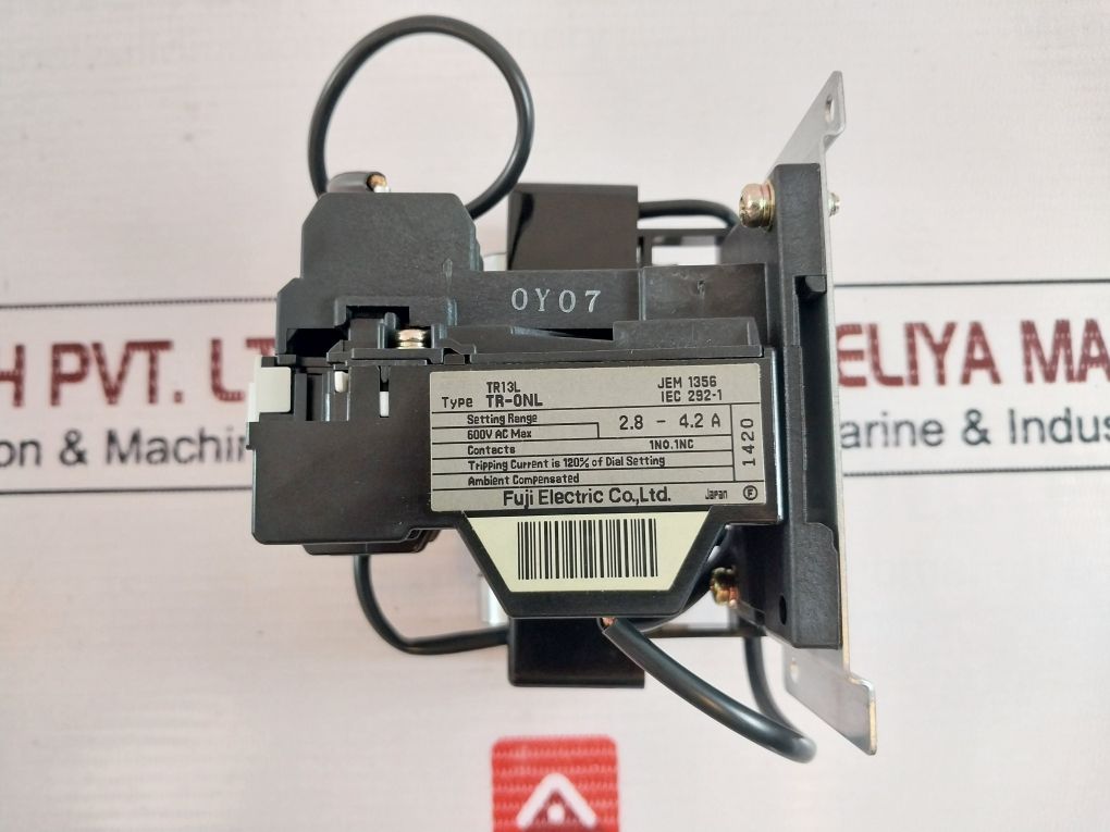 Fuji Electric Tr13Lh-r Thermal Overload Relay 2.8-4.2A