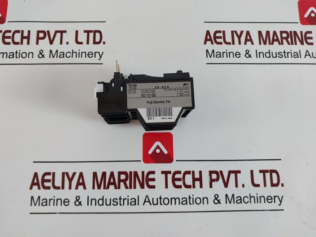 Fuji Electric Tr13N/Tr-on Overload Relay 2.8-4.2 A