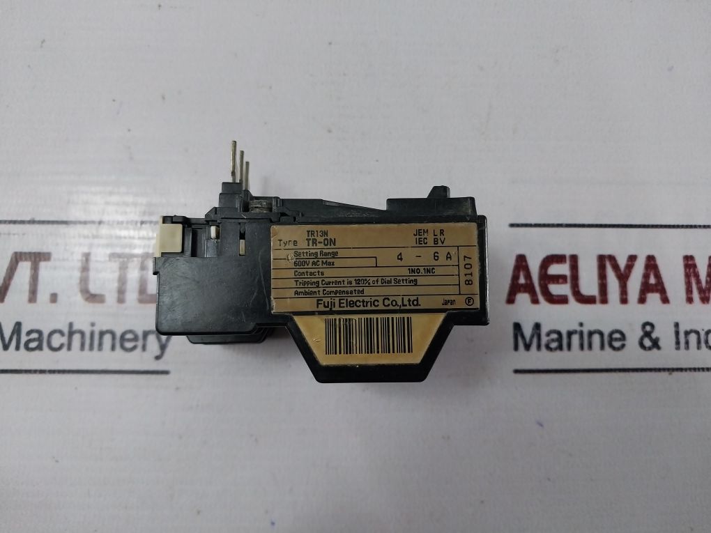 Fuji Electric Tr13N Thermal Overload Relay