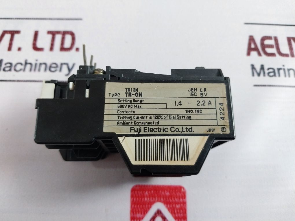 Fuji Electric Tr13N Thermal Overload Relay 1.4-2.2A