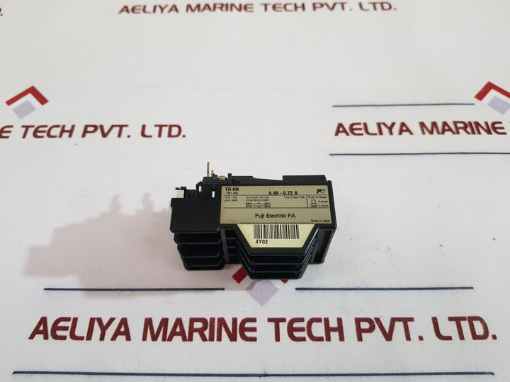 Fuji Electric Tr13N Tr-0N Thermal Overload Relay 0.48-0.72A New
