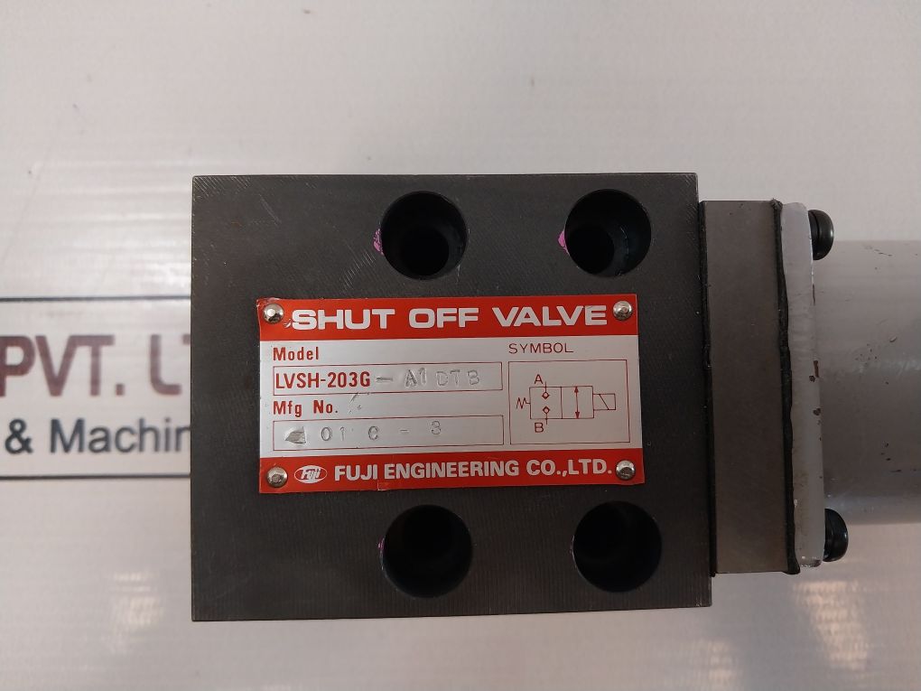 Fuji Engineering Lvsh-203G-a1Dtb Shut Off Control Valve 100V 50/60Hz