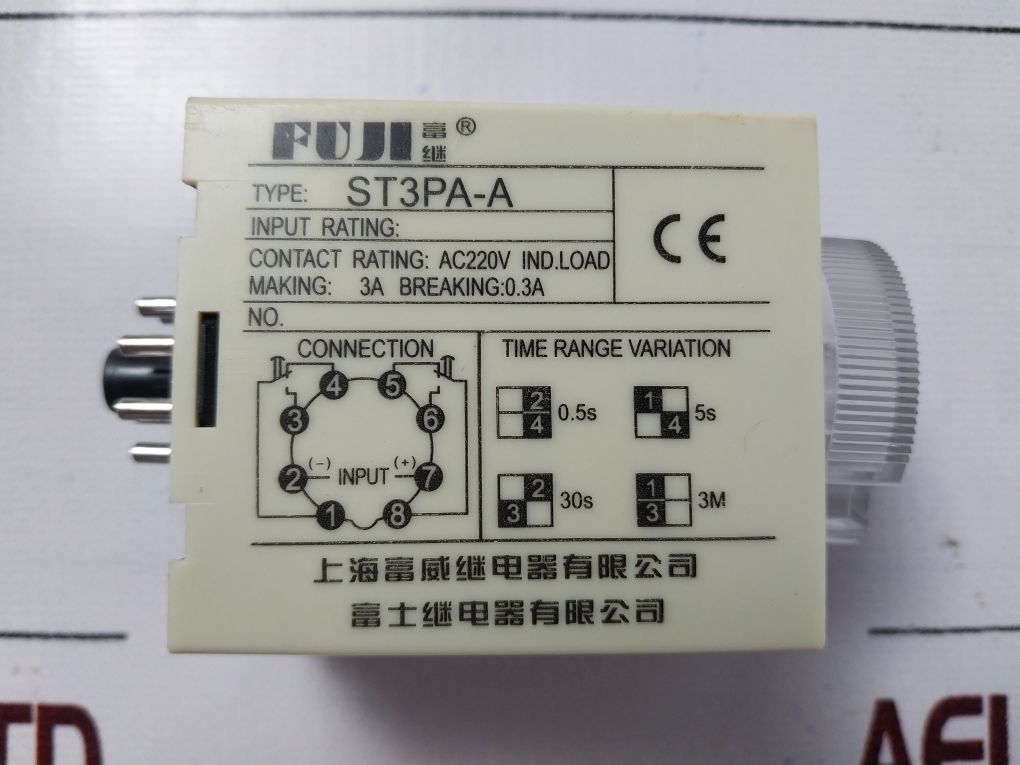 Fuji Jsz3 (St3) Time Relay 0-5 Sec St3Pa-a