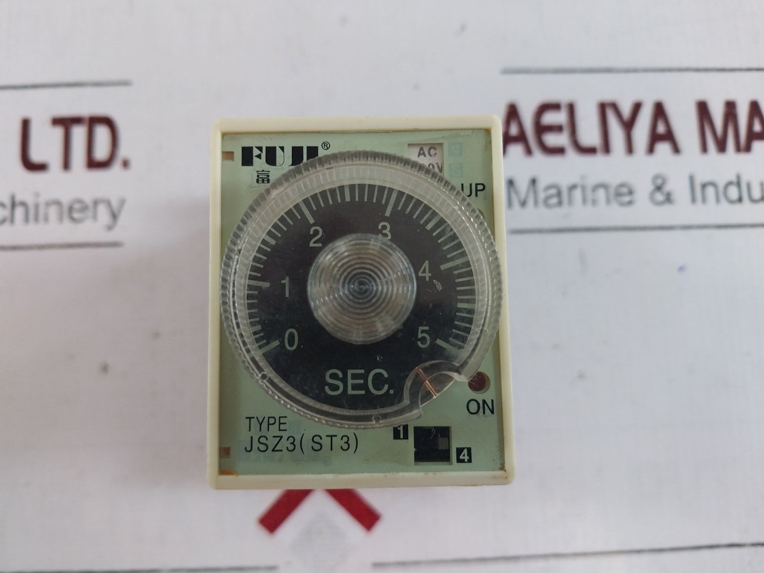 Fuji St3Pa-a Time Delay Relay Jsz3 (St3) 0-5 Sec. With Socket