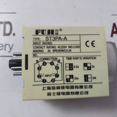 Fuji St3Pa-a Time Delay Relay Jsz3(St3) Ac380V 0-5 Sec