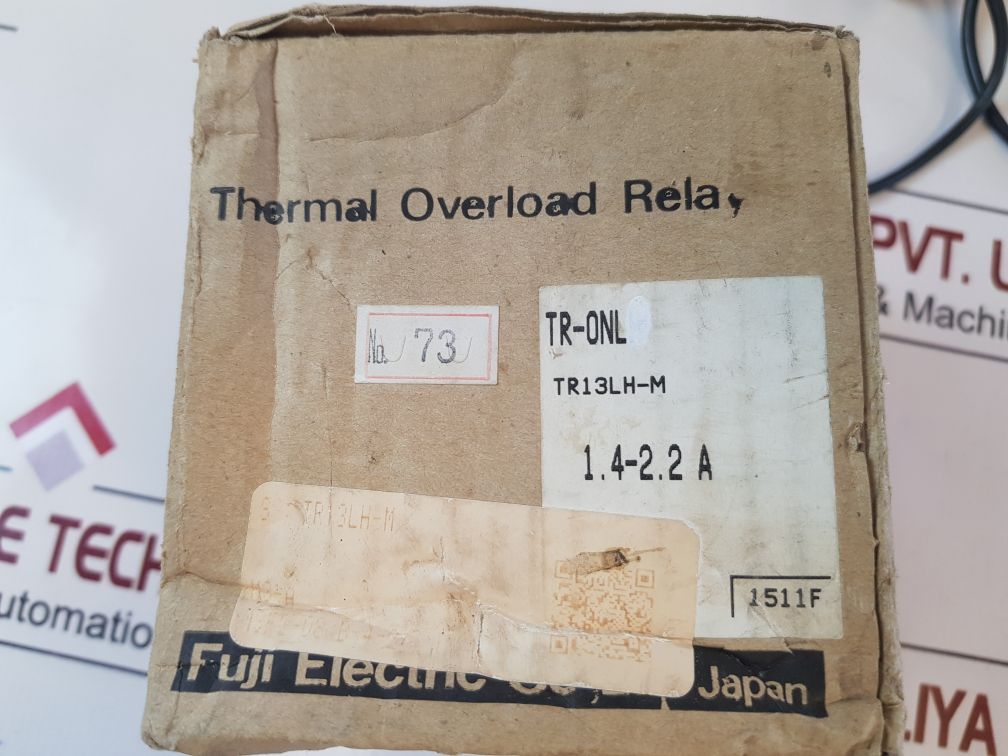 Fuji Tr-onl Thermal Overload Relay Tr13L Range1.4-2.2A
