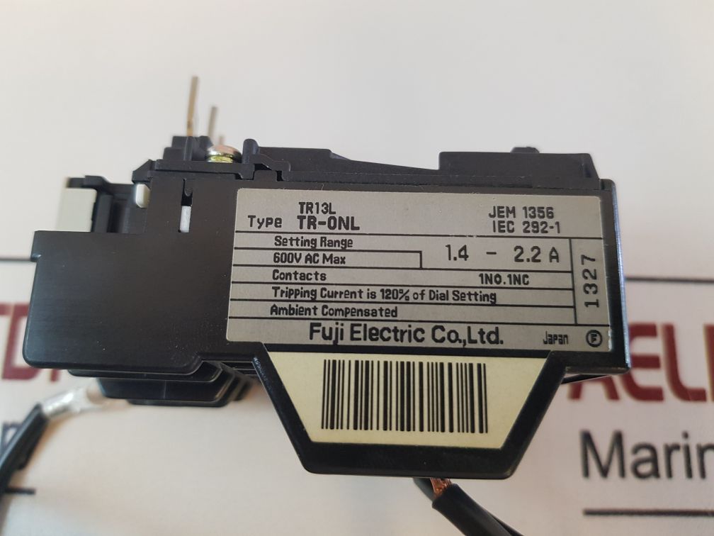 Fuji Tr-onl Thermal Overload Relay Tr13L Range1.4-2.2A
