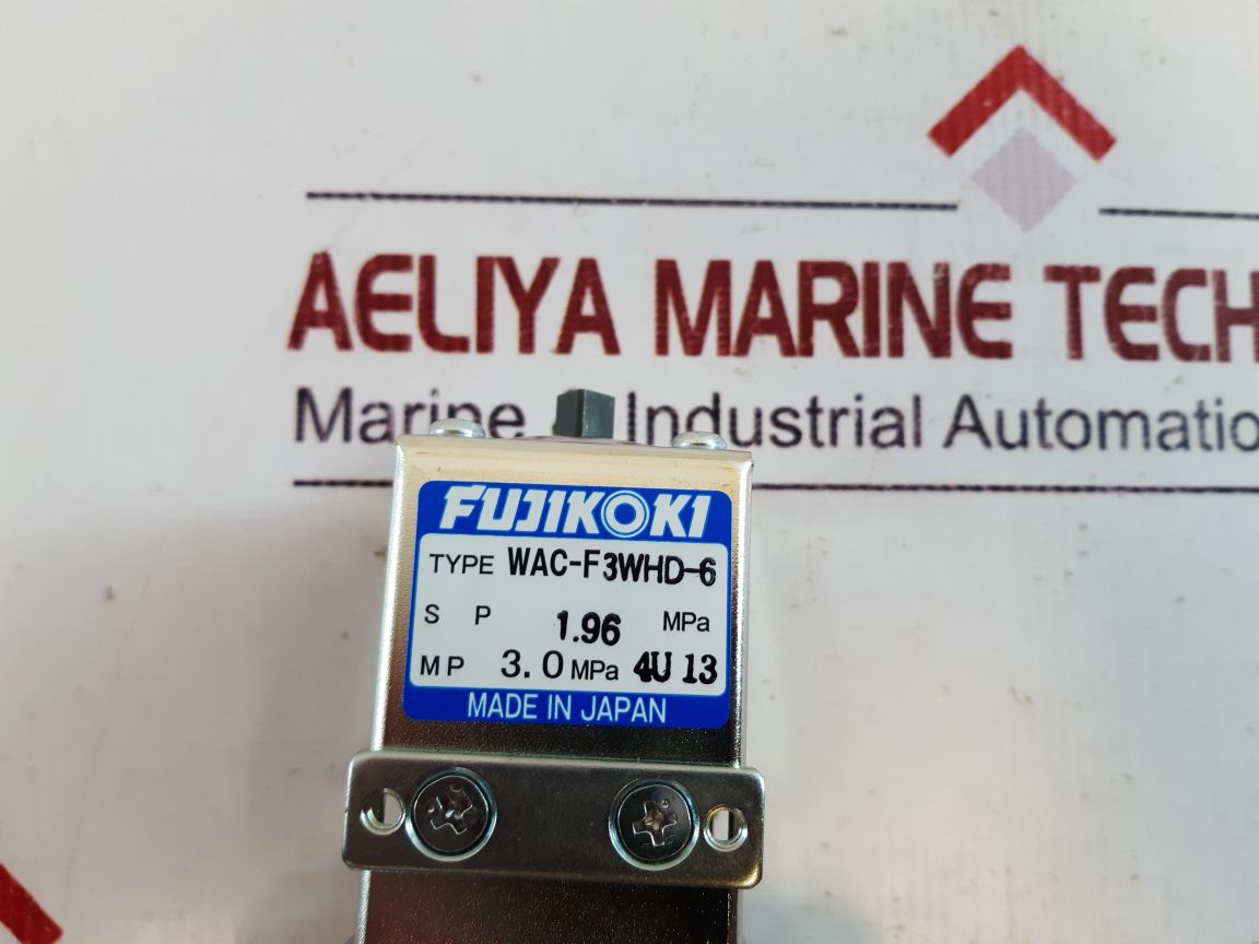 Fujikoki Wac-f3Whd-6 Water Regulator