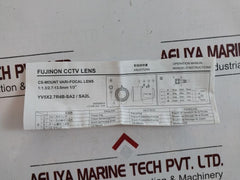 Fujinon Yv5X2.7R4B-sa2L Cs-mount Vari-focal Lens