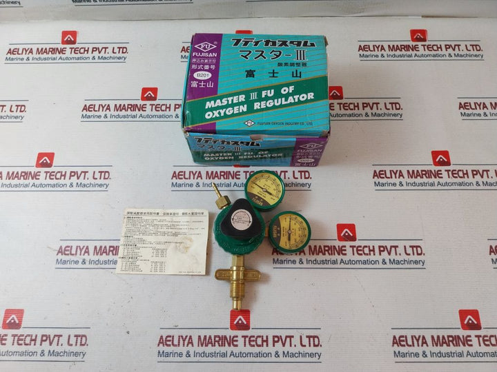 Fujisan B201 Oxygen Regulator With Pressure Gauge
