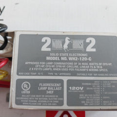 Fulham Wh2-120-c Fluorescent Lamp Ballast 34Ef 
