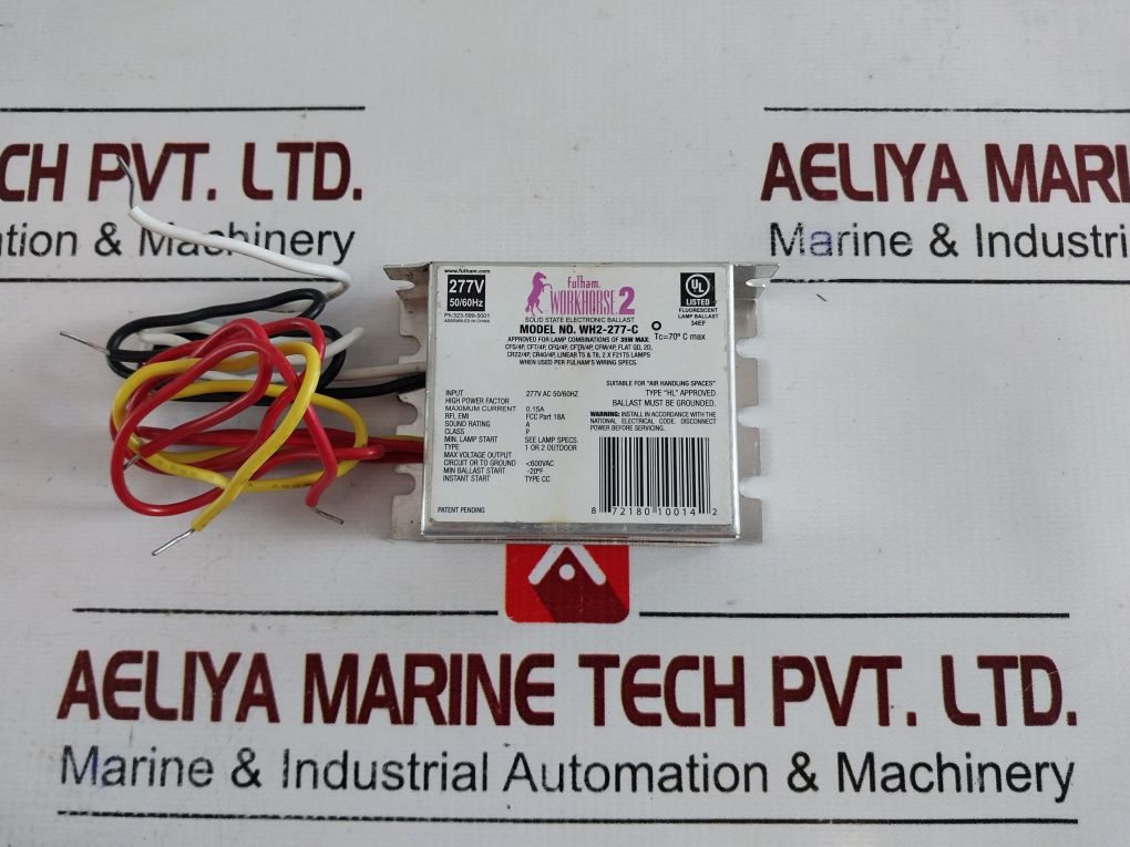 Fulham Workhorse 2 Wh2-277-c Solid State Electronic Ballast