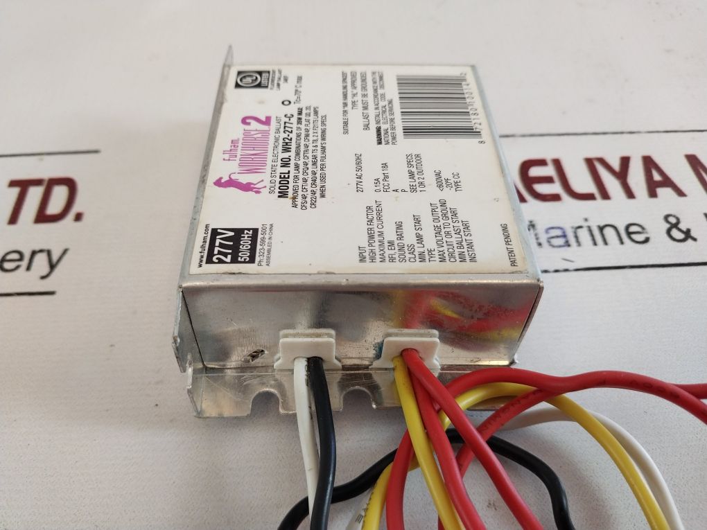 Fulham Workhorse 2 Wh2-277-c Solid State Electronic Ballast