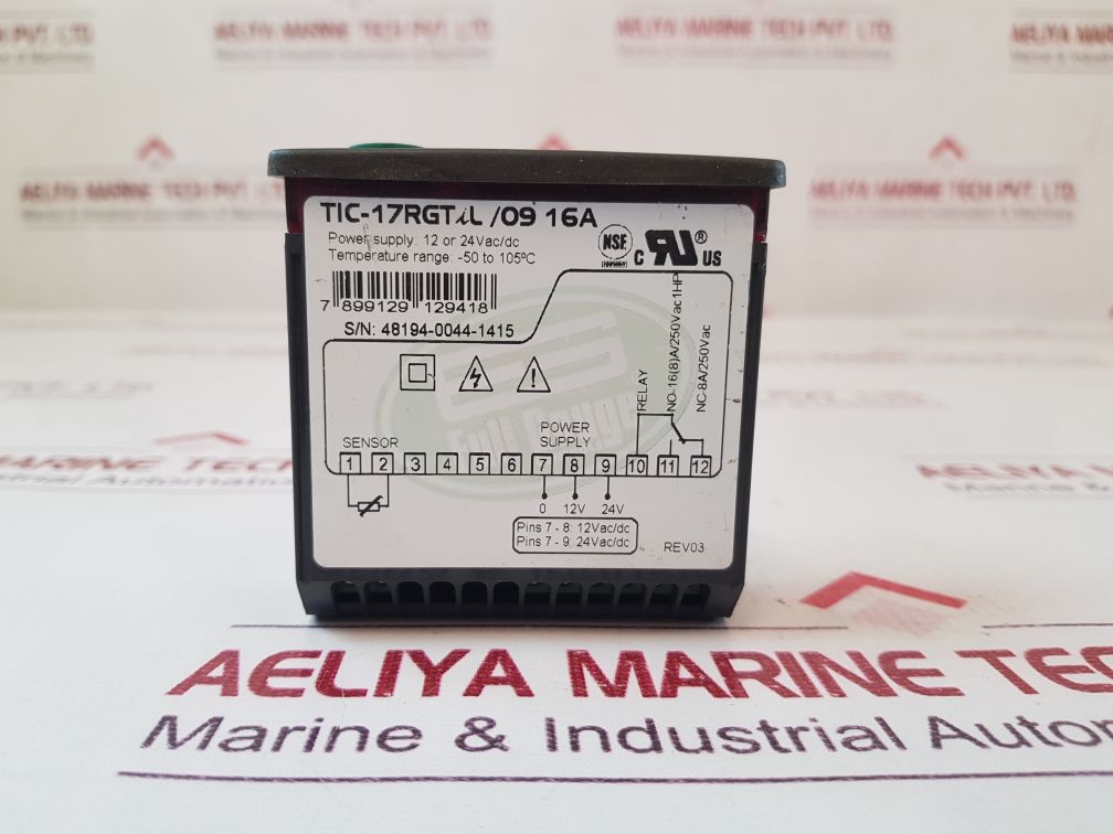 Full Gauge Tic-17Rgti Thermostat