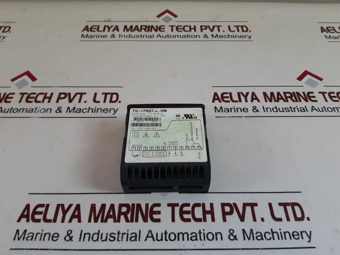 Full Gauge Tic-17Rgtil/09 Digital Thermostat 16(8)A/250Vac1Hp