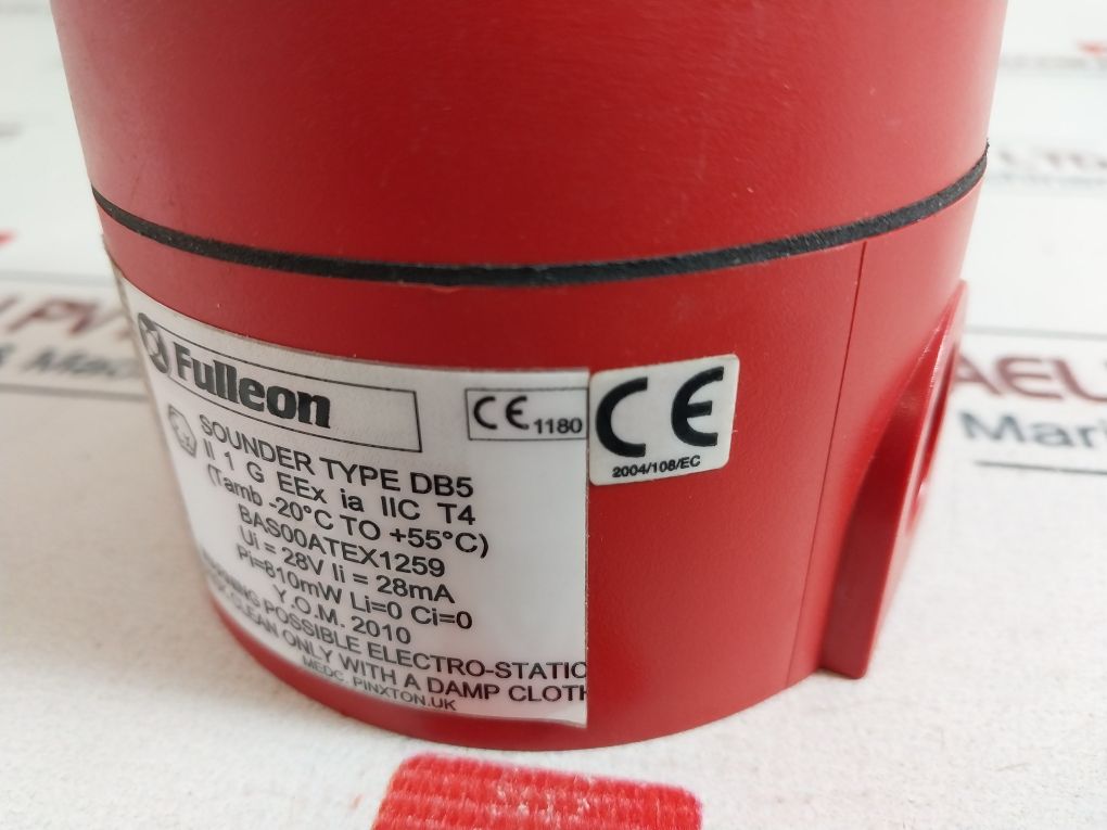 Fulleon Db5 Sounder Bas00Atex1259