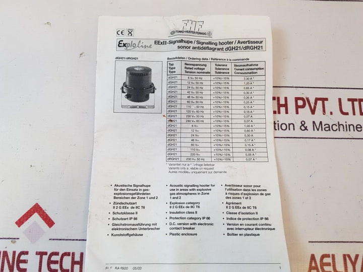 Funke+Huster-fernsig Dgh21 Signal Horn Set 92024210
