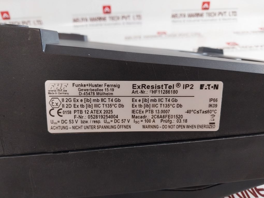 Funke+Huster Fernsig Fhf11286180 Explosion Proof Voip Telephone 70-6302-00863