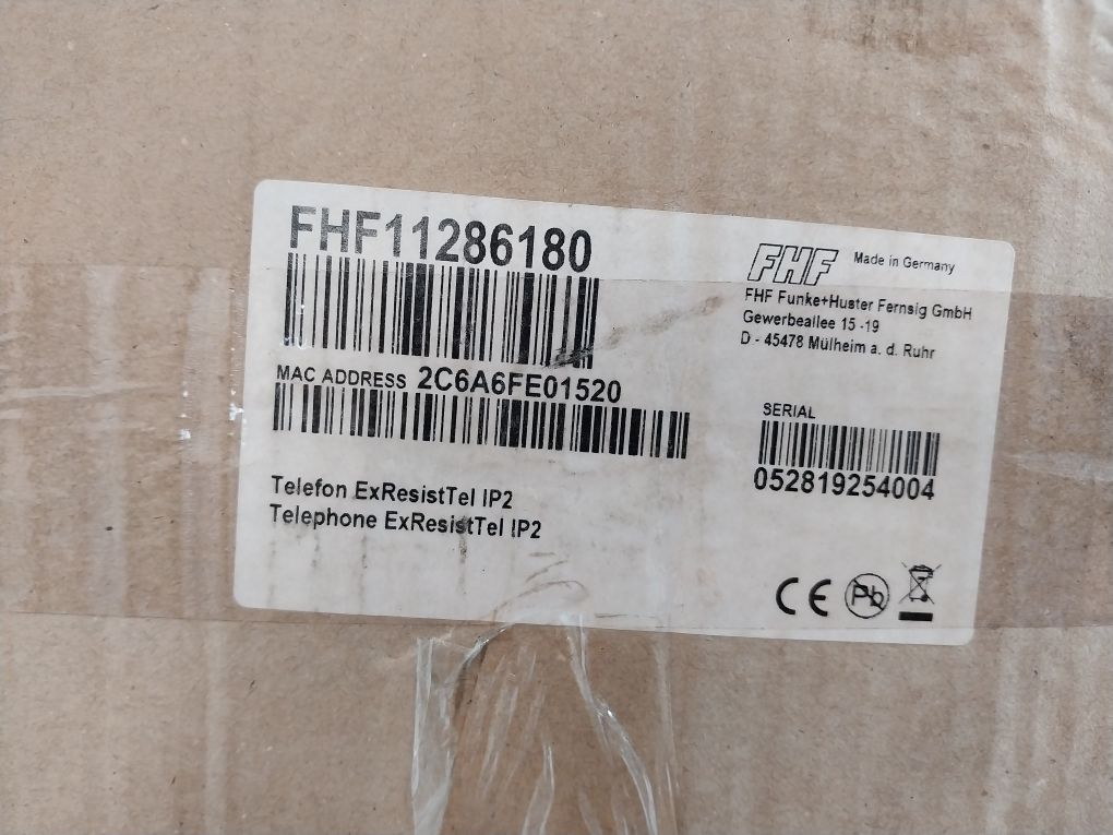 Funke+Huster Fernsig Fhf11286180 Explosion Proof Voip Telephone 70-6302-00863