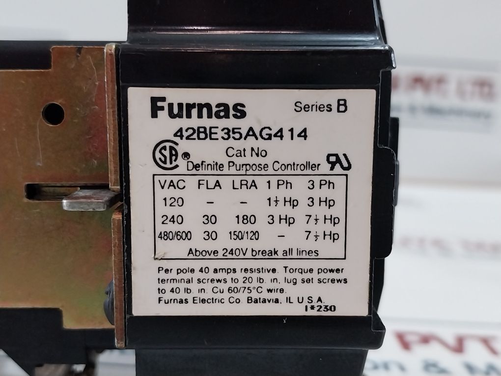 Furnas 42Be35Ag414 Definite Purpose Controller Series B