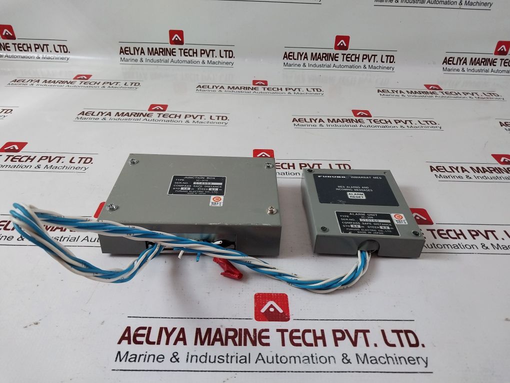  Furuno Electric Ic-315 Junction Box With Ic-306 Alarm Unit