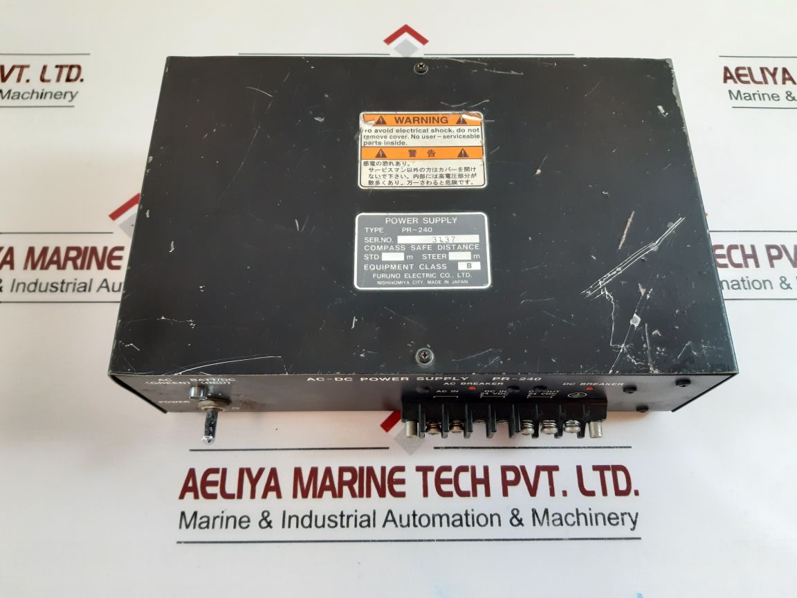 Furuno Electric Pr-240 Ac-dc Power Supply