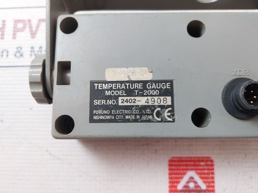 Furuno Electric T-2000 Water Temperature Gauge 12 Vdc