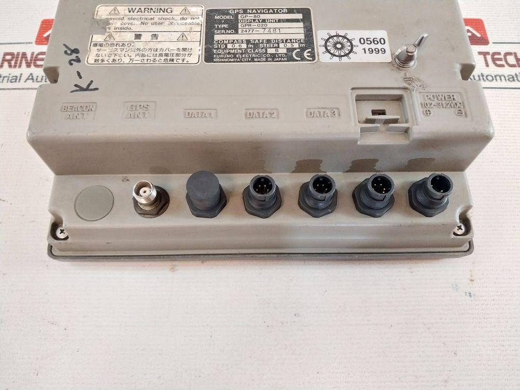 Furuno Gp-80 Gps Navigator Display Unit