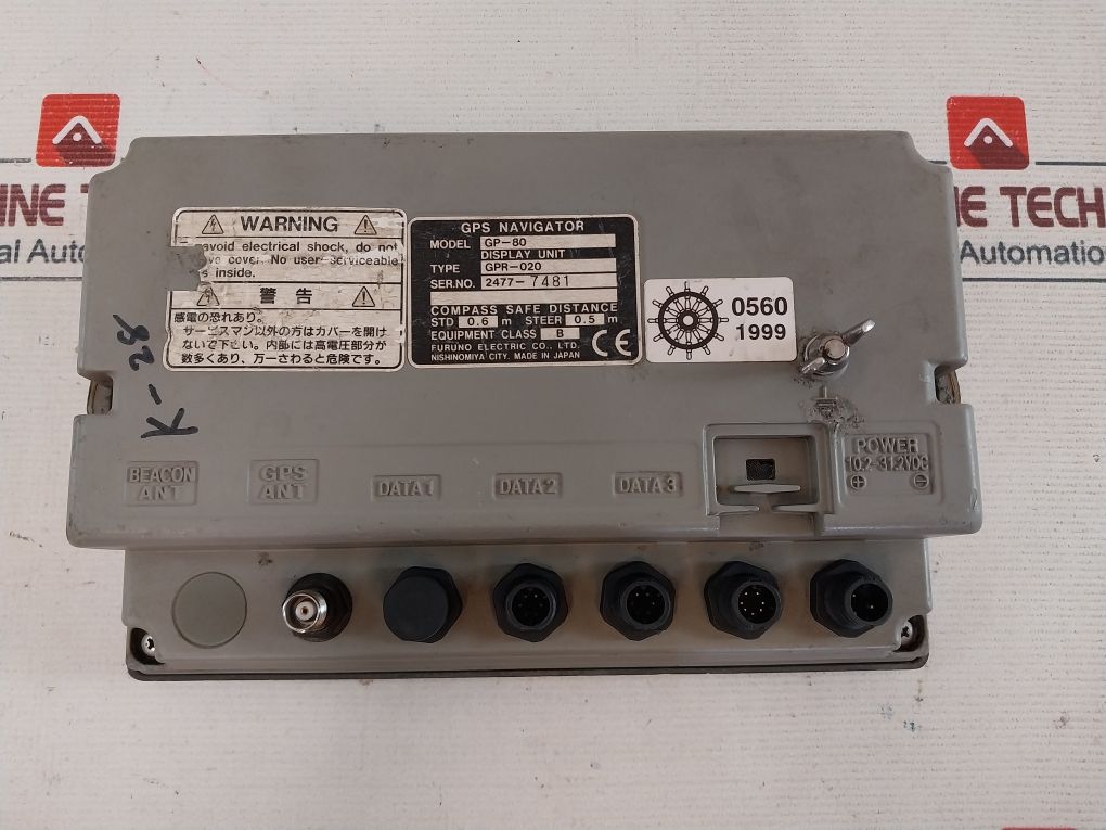 Furuno Gp-80 Gps Navigator Display Unit