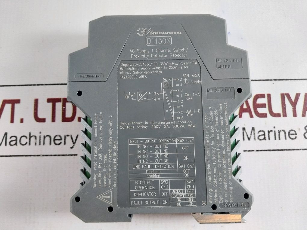 Gm International D1130S Switch/ Proximity Detector Repeater