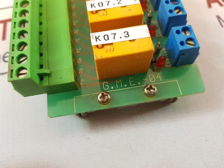 G.M.E.-04 Pcb Card
