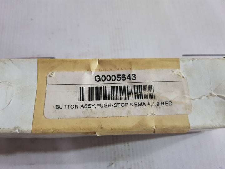 G0005643 Red Stop Push Button