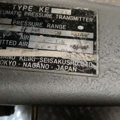 Nagano Keiki Ke 21 Pneumatic Pressure Transmitter