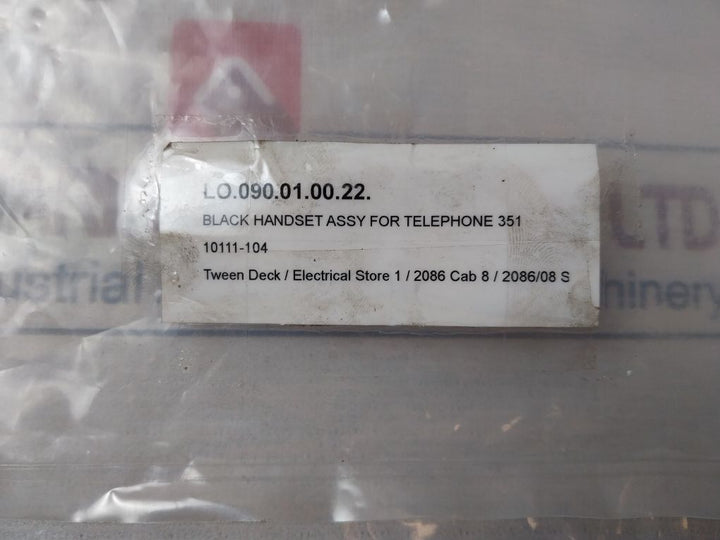 Gai-tronics 10111-104 Black Handset Assembly For Telephone 351