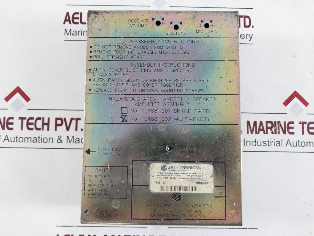 Gai-tronics 10488-002 Speaker Amplifier Assembly