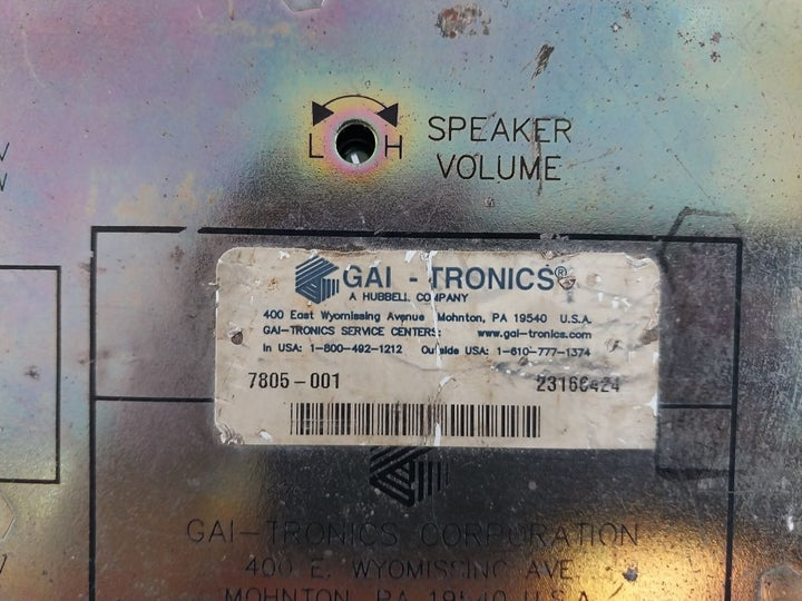 Gai-tronics 10488-002 Speaker Amplifier Assembly