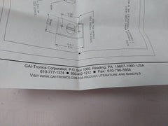 Gai-tronics 12506-001 Remote Speaker Volume Kit Rev. A