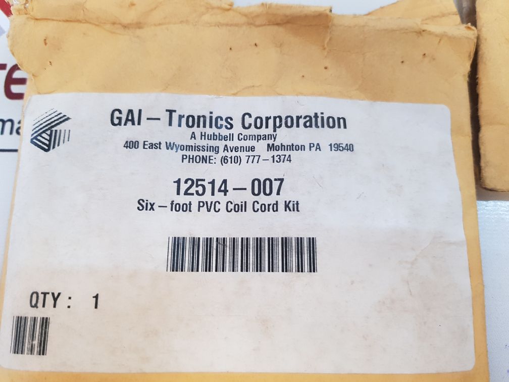 Gai-tronics 12514-007 Six-foot Pvc Coil Cord Kit