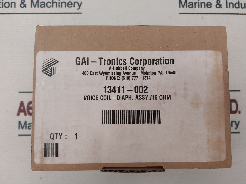 Gai-tronics 13411-002 Voice Coil Diaphragm Assembly 16 Ohm 13314-003