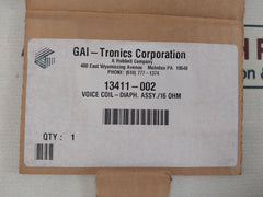 Gai-tronics 13411-002 Voice Coil Diaphragm Assembly 16 Ohm 13314-003