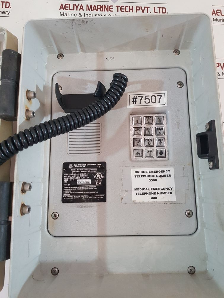 Gai-tronics 256-001 Industrial Handset Telephone 3R